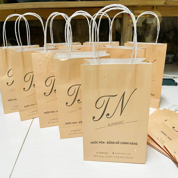 Túi Kraft đứng 12x17x7 cm