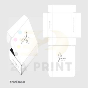 Xưởng in hộp giấy 2A - in hộp giấy số lượng ít